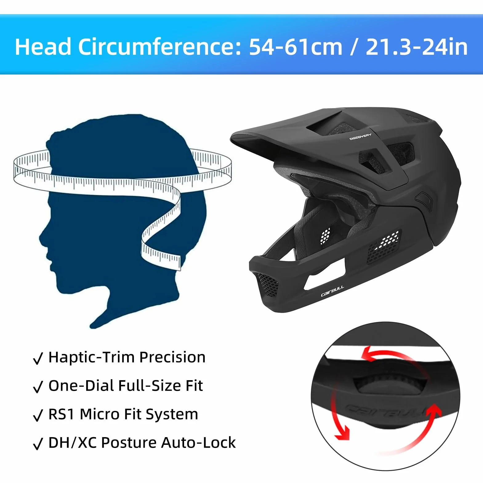 BMX Kask BMX Kask rowerowy górski z odpinaną osłoną podbródka i wizjerem AG+ Paski Silver Ion RS1 MICRO System regulacji do jazdy na rowerze górskim i kolarstwa