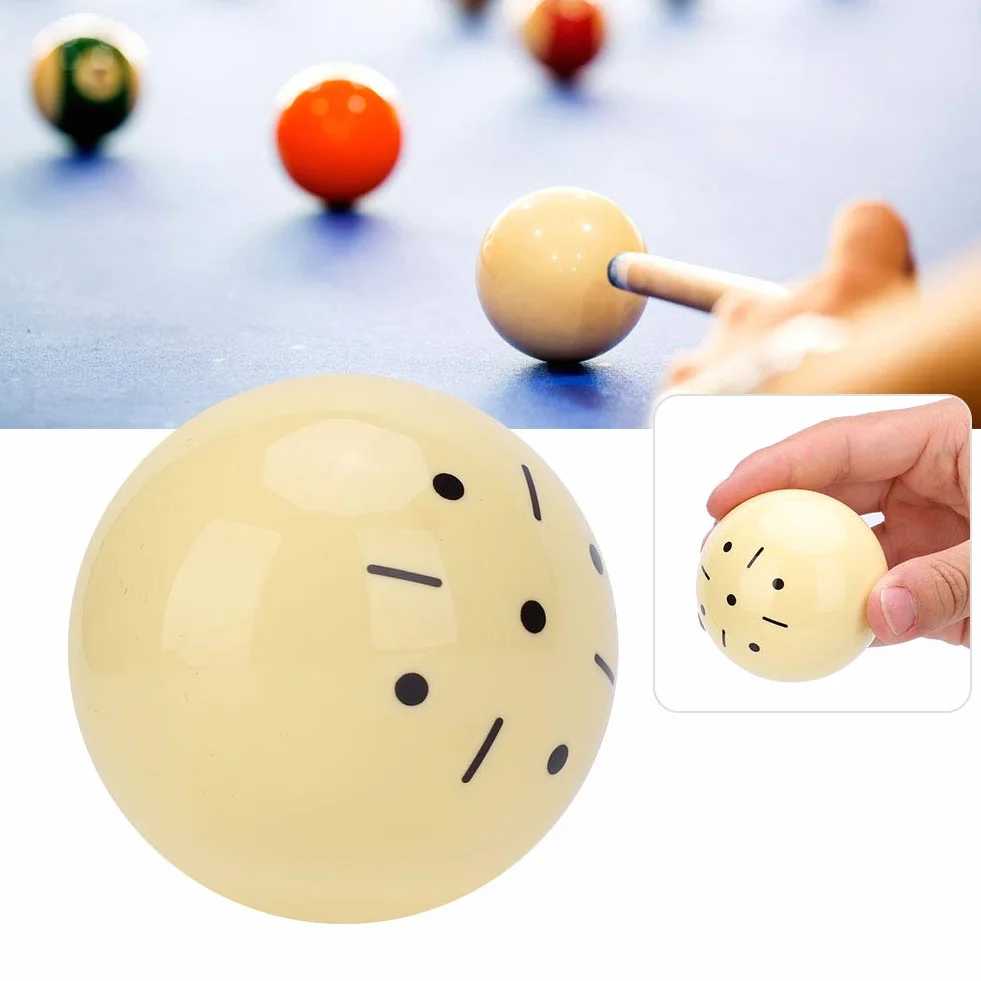 Treningowa Piłka Bilardowa - Kryształowa Piłka Bilardowa do Amerykańskiego Bilarda Osiem Piłek/Snooker, Standardowa Bilardowa Piłka do Bilarda ćwiczenie Akcesorium dla(amerykański)
