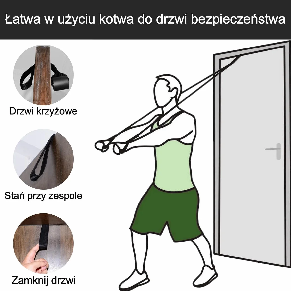 Taśmy oporowe do siłowni i fitnessu