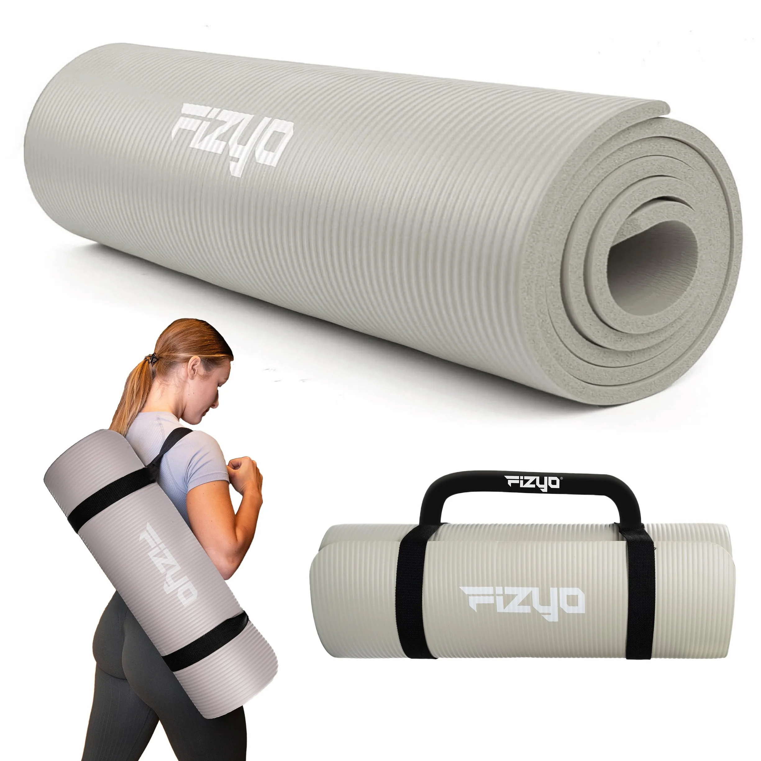 Fizyo Mata do Jogi, Gimnastyczna i Pilatesu, Antypoślizgowa Pianka NBR, Kauczuk Syntetyczny, Treningowa, Fitness, Sport, Ćwiczenia, Relaks, Wytrzymała