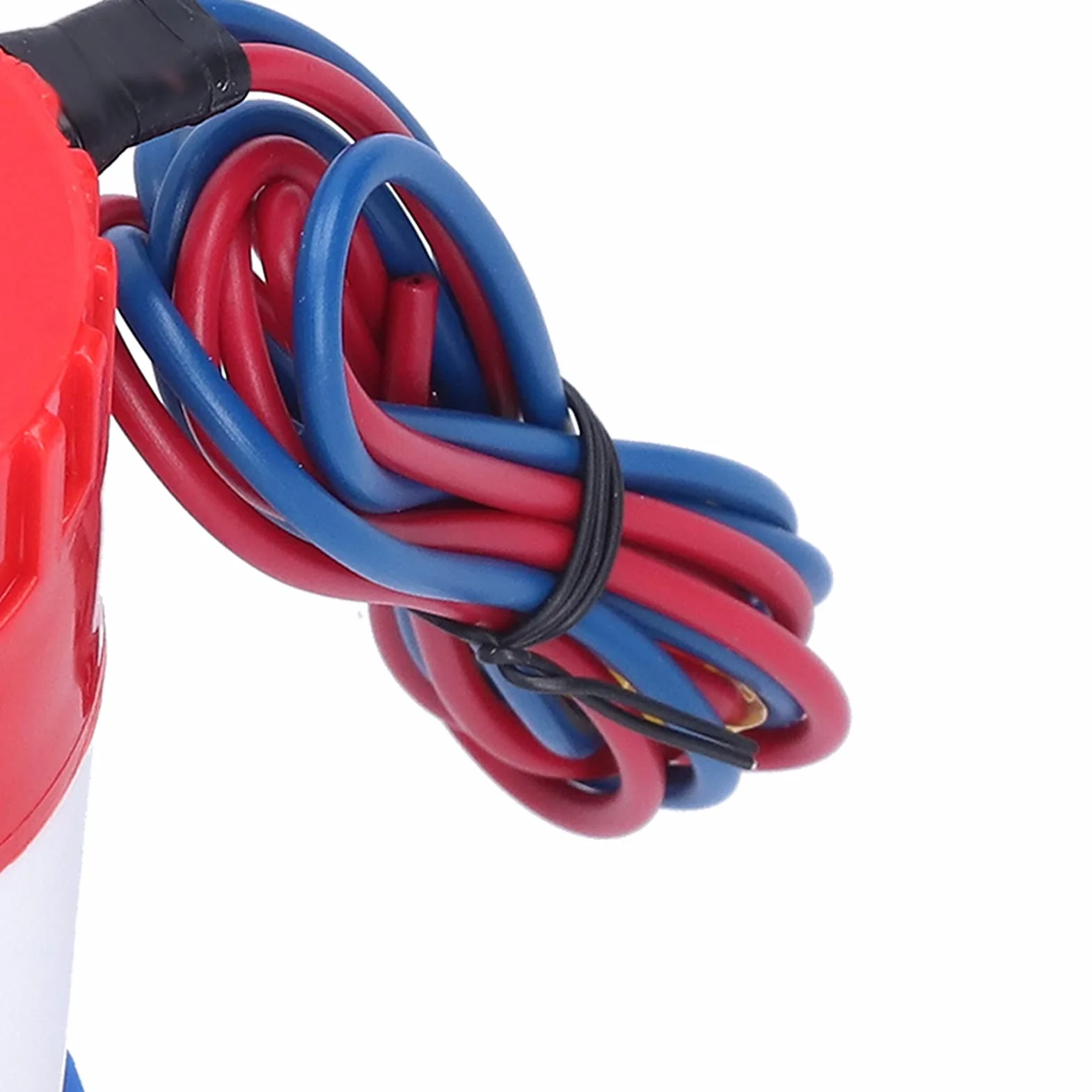 Pompa Zęzowa 12V/24V 350/500/750/1100GPH, Pompa Zęzowa o Niskim Poziomie Hałasu, Przełącznik Półautomatyczny Elektryczna Mała Pompa Zanurzeniowa do Drenażu Zapewnia Moc(24V-500GPH)