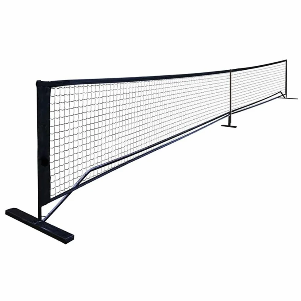Przenośny System Siatki do Pickleballa do Gry w Pomieszczeniach/na Zewnątrz, 22 Stopy Regulowana Siatka do Pickleballa do Instalacji w Ogrodzie.