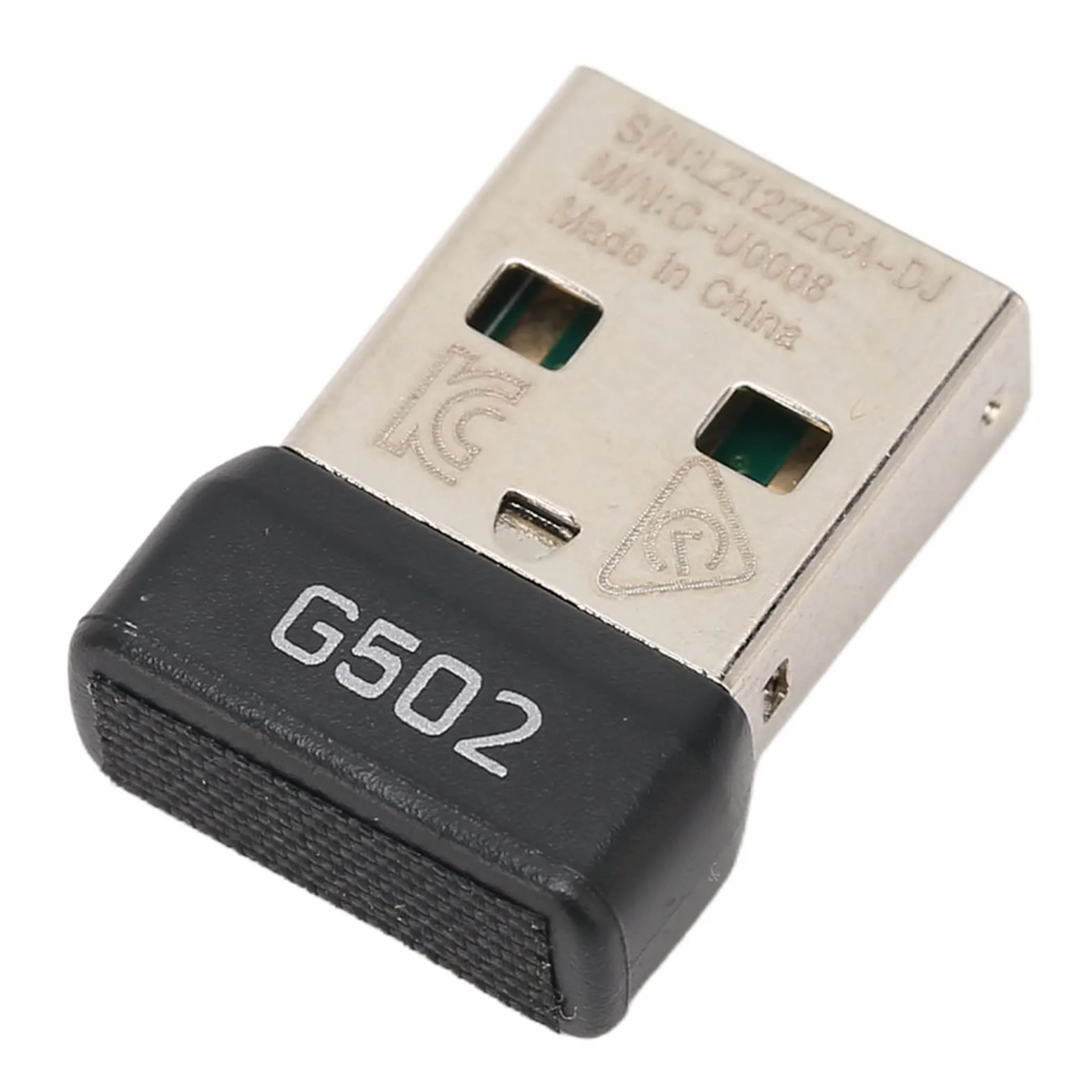 Zamiennik Adaptera Odbiornika Myszy USB do Myszy Bezprzewodowej G502 Lightspeed, Stabilny sygnał Bezprzewodowy 2,4 GHz, Mały Przenośny Odbiornik USB Adapter Myszy do Gier