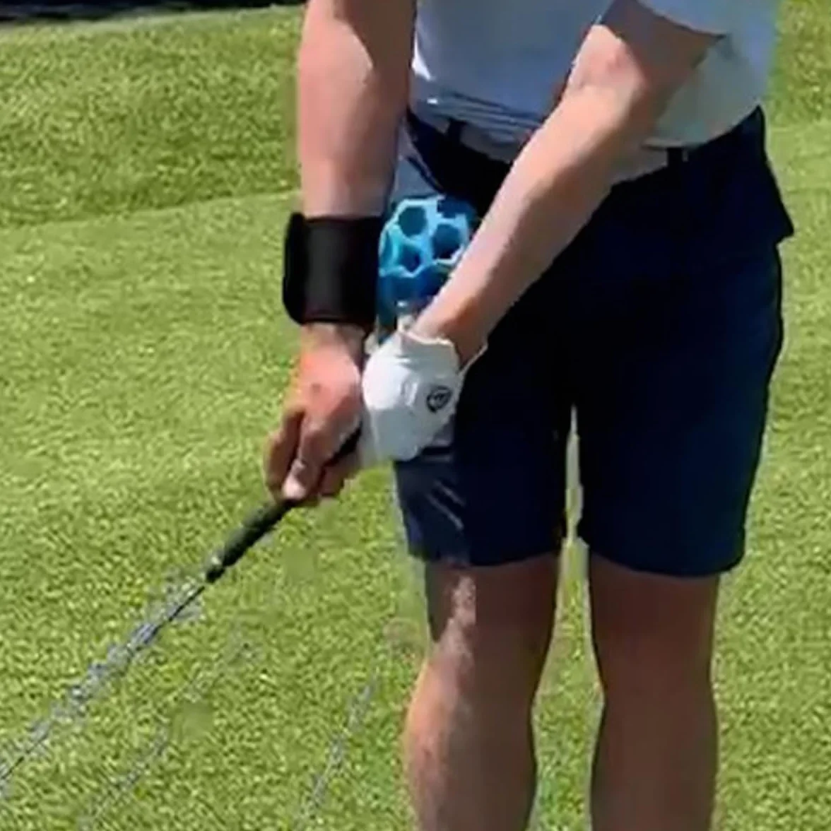 Piłka treningowa Golf Swing Hollow, przenośna huśtawka golfowa, korekta postawy, inteligentna piłka pomocnicza