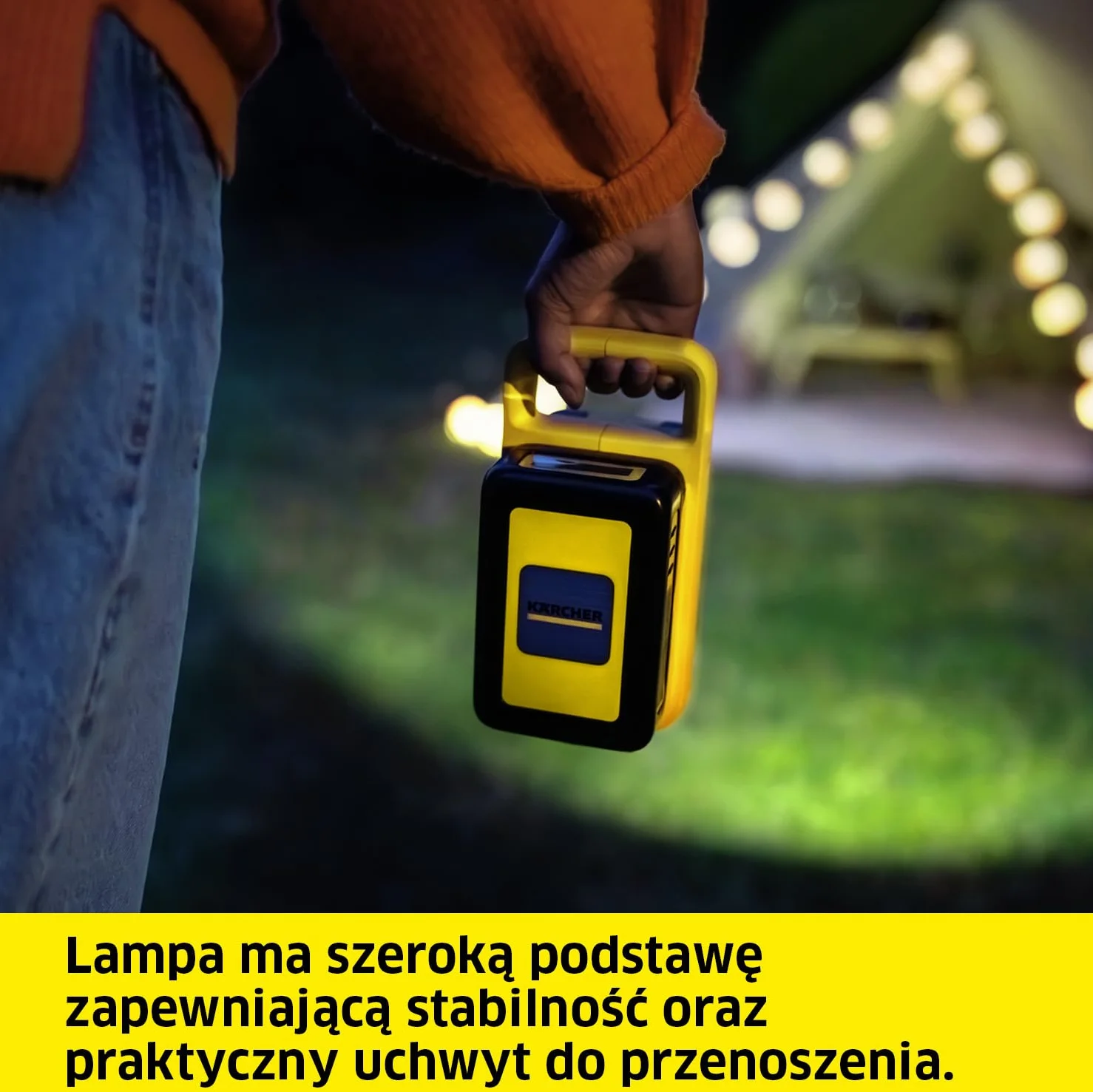 Kärcher Lampa wielofunkcyjna akumulatorowa MFL 2-18, 280 lumenów, USB C, USB A, 18 V