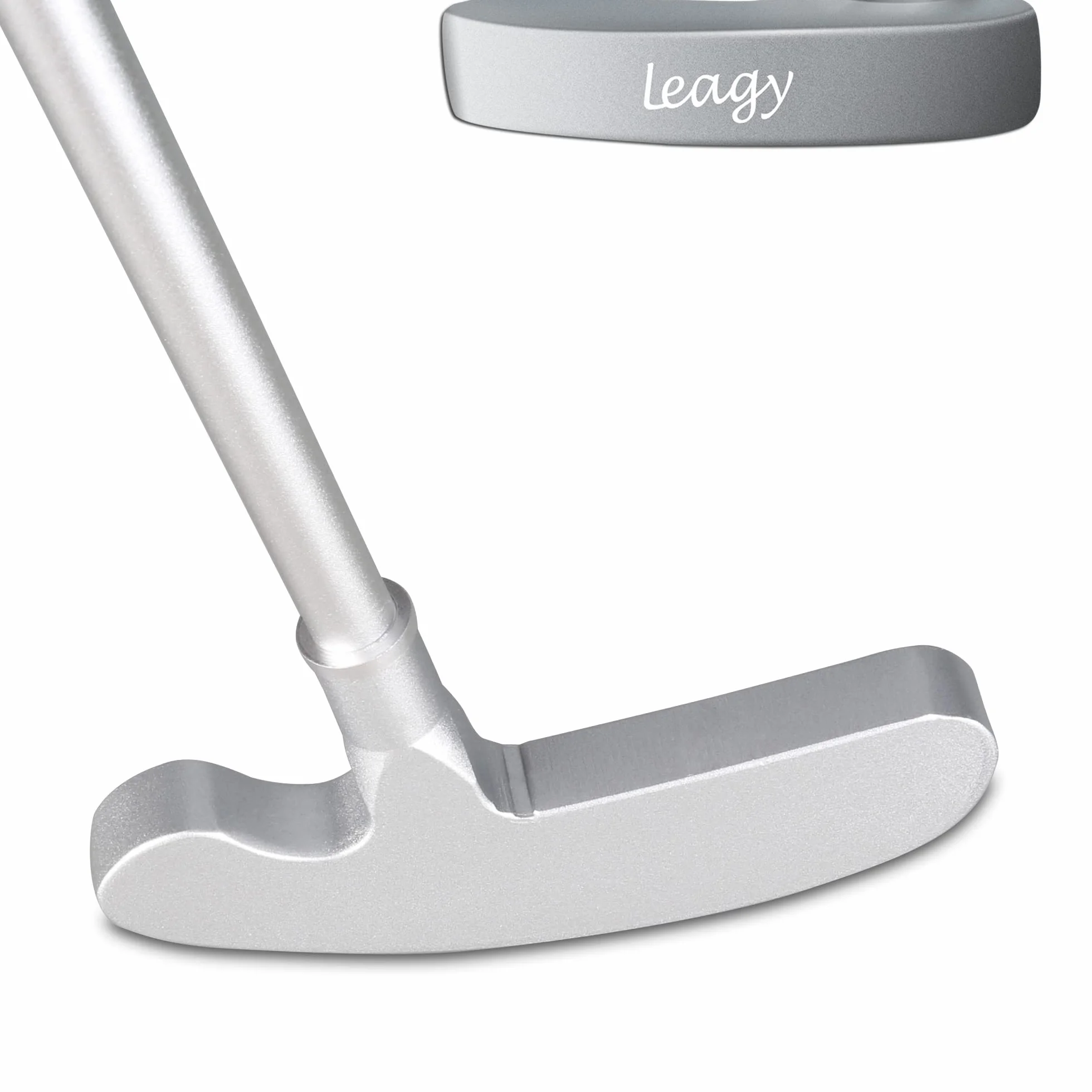Miotacz golfowy, dwukierunkowe miotacze golfowe dla mężczyzn prawo- / leworęczny zestaw do miniklubu do użytku wewnątrz i na zewnątrz – solidny wałek miotający z 2 praktycznymi piłkami golfowymi i 1