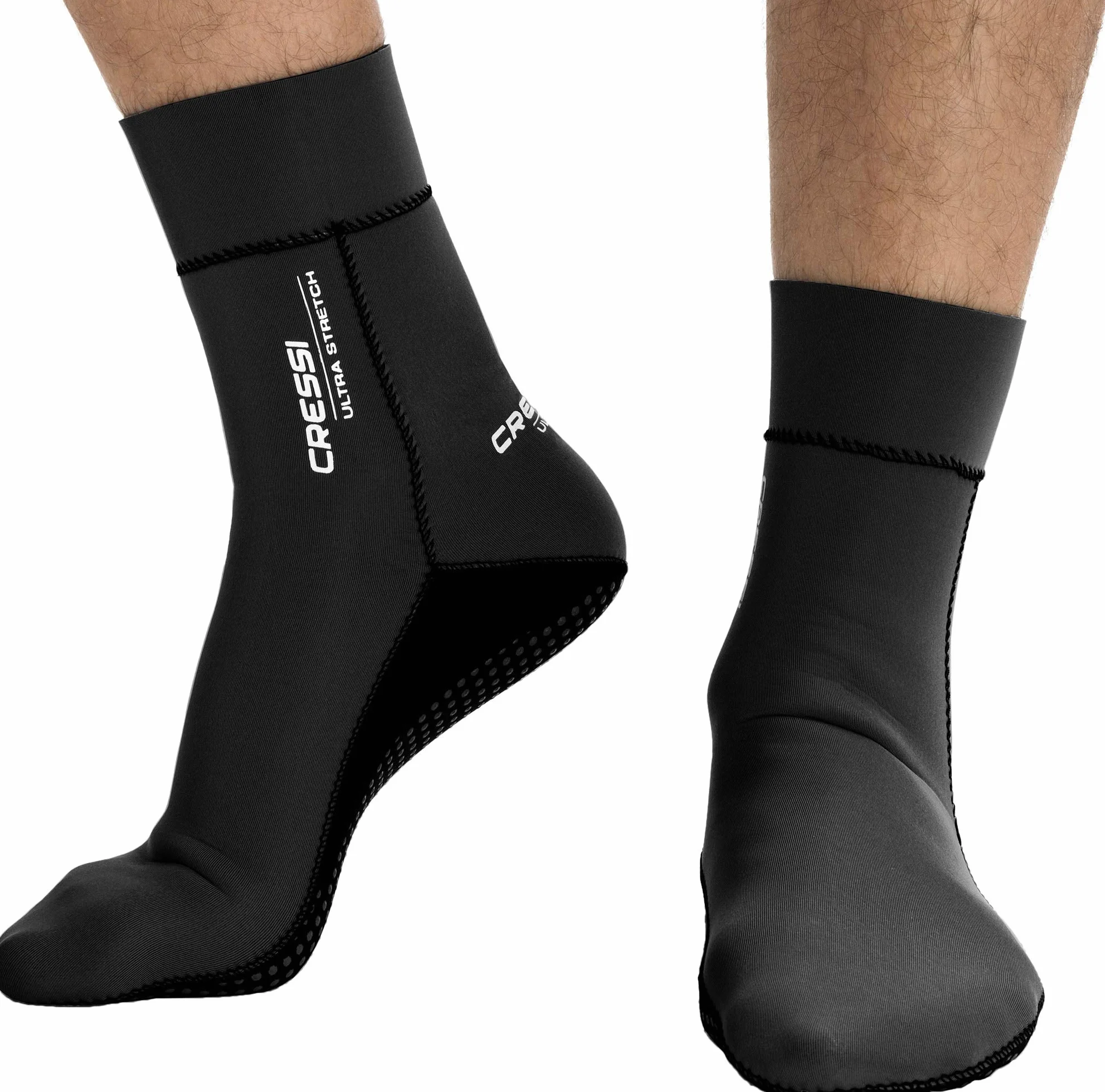 Cressi Neoprenowe rozciągliwe skarpety do nurkowania/snorkelingu Uniseks Ultra Stretch Neoprene Socks (1 w zestawie)