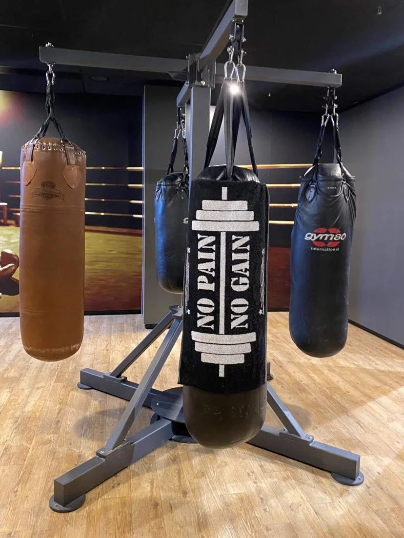 Ręcznik do fitnessu i sportu z przesłaniem | rozmiar 50 cm x 100 cm | POWERTOWEL ręcznik z mikrofibry, bawełna (bez gain), 100% bawełna B/W