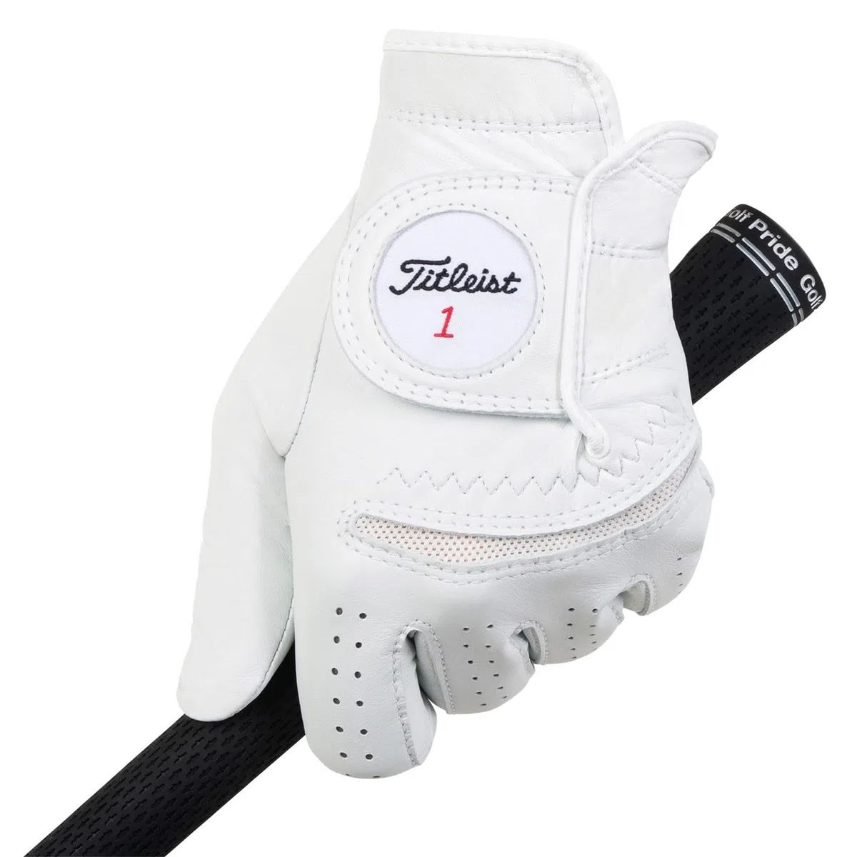 Titleist Perma rękawiczki męskie, miękkie, białe