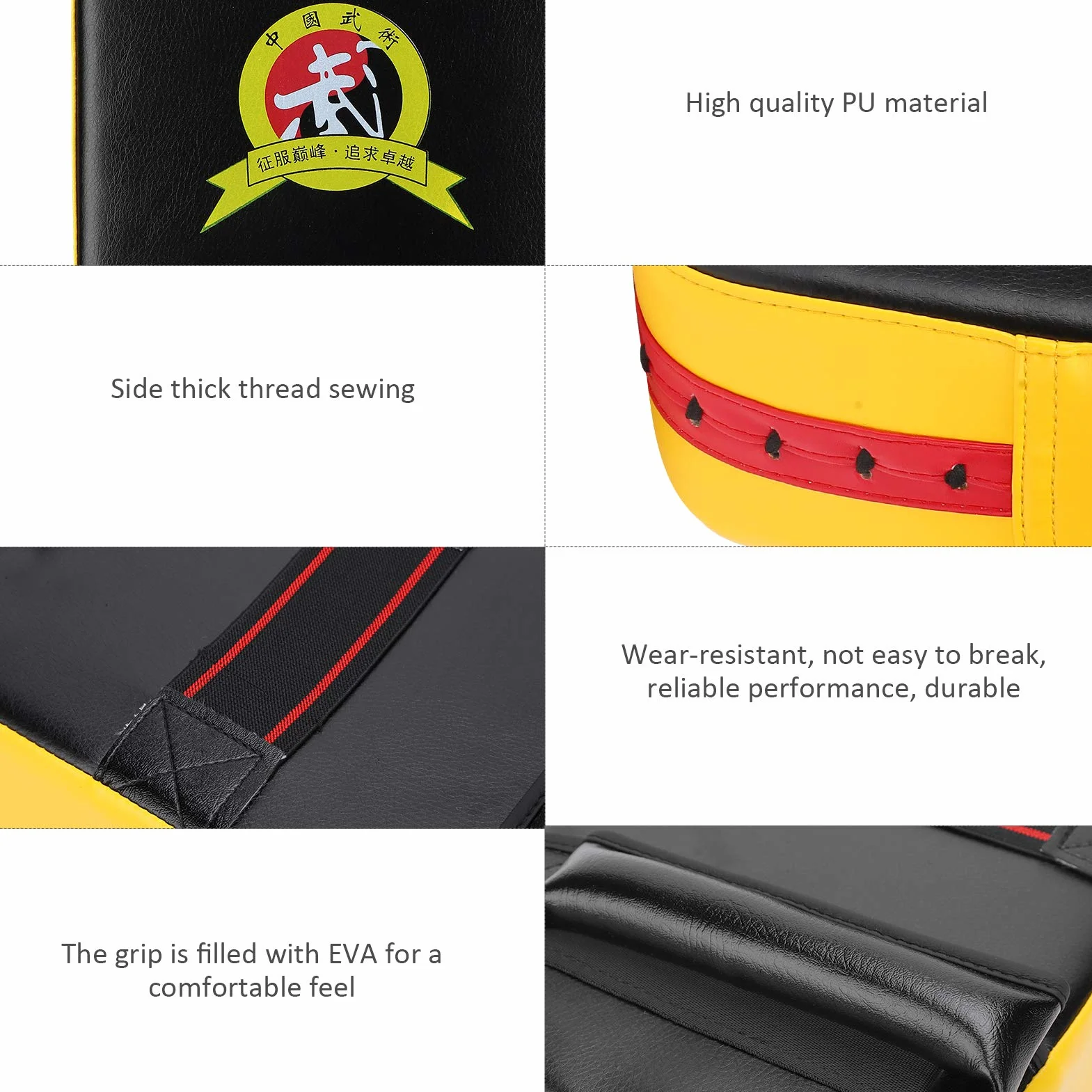 Boxing Pad, worek treningowy Muay Thai Pad Cel treningu stóp PU Kwadratowy sprzęt fitness do siłowni w domu