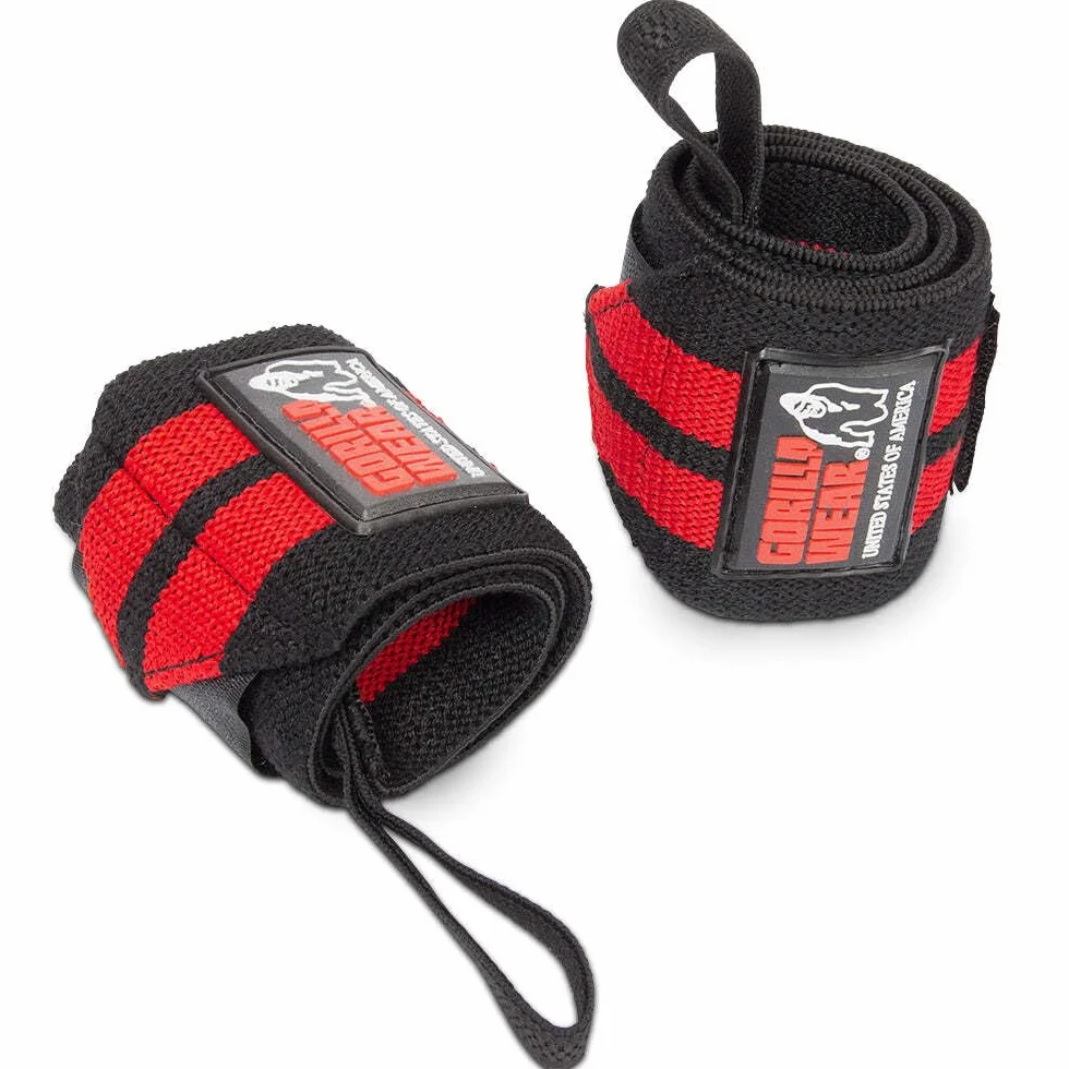 Gorilla Wear Wrist Wraps PRO Black/Red