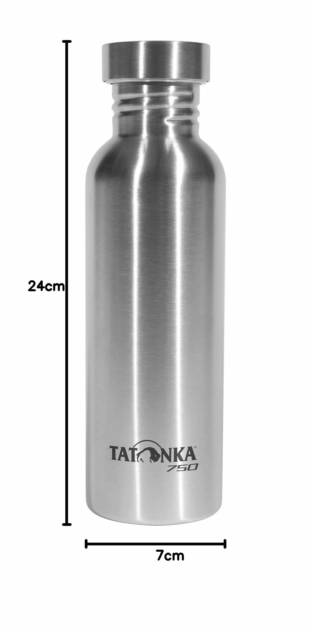 Tatonka Butelka ze stali nierdzewnej 0,75 l – odporna na pęknięcia, nadaje się do zmywarki, bez BPA