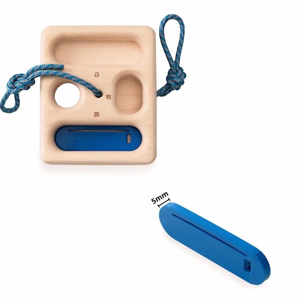 WhiteOak Pocket Hangboard + wkładka 5mm, chwytotablica mobilna…
