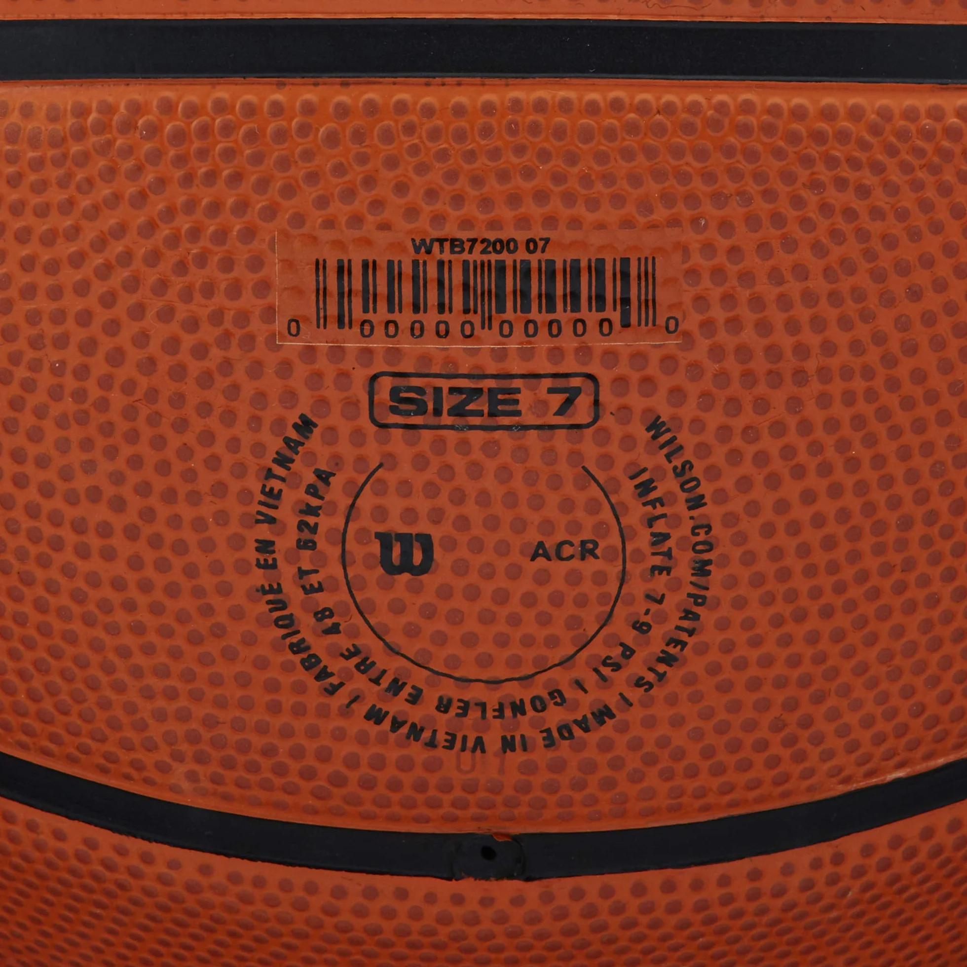 Wilson NBA Authentic Series Outdoor Koszykówka WTB7300ID07 Brązowy Rozmiar 7