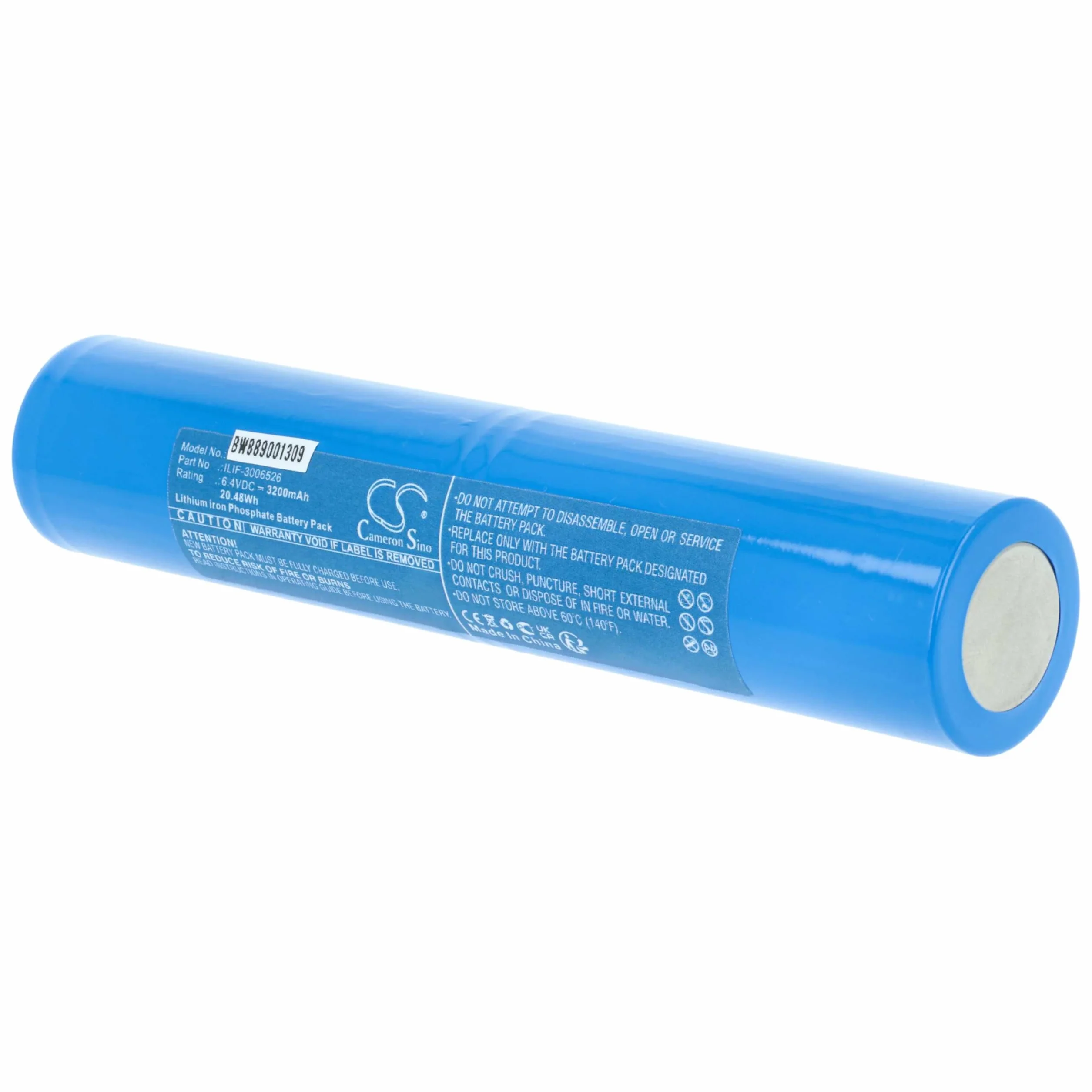 vhbw Bateria kompatybilna z Maglite ML125, ML150LR, ML150LRX Latarka czołowa (3200 mAh, 6,4 V, Li-ION)
