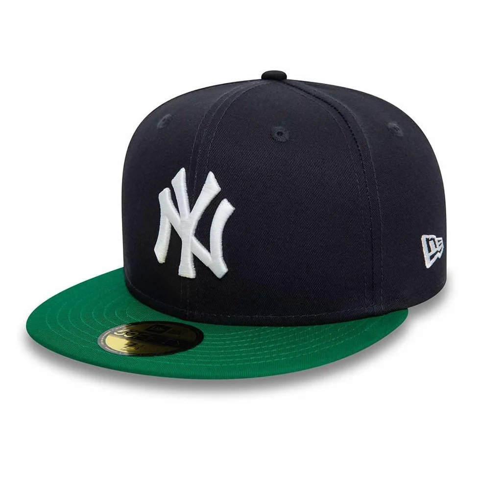 Czapka z daszkiem New Era Team Colour 59FIFTY New York Czarno-Zielona | Rozmiar 7 1/2 | 60 cm