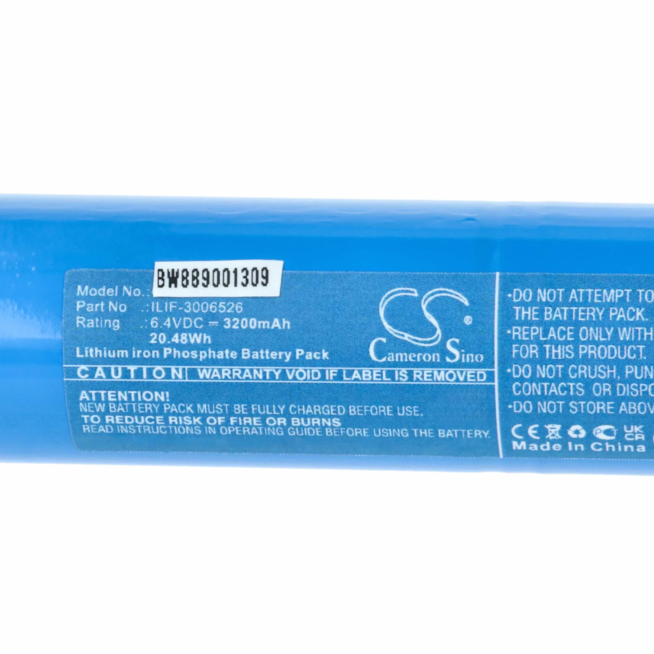 vhbw Bateria kompatybilna z Maglite ML125, ML150LR, ML150LRX Latarka czołowa (3200 mAh, 6,4 V, Li-ION)