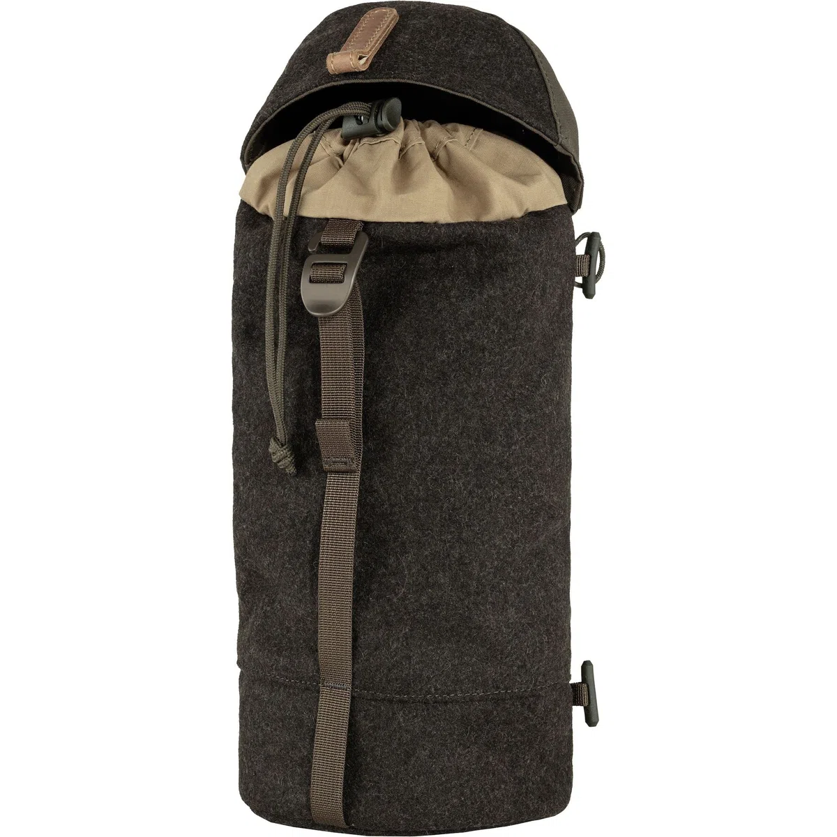 Fjallraven, Värmland Wool, kieszeń boczna, ciemny brąz oliwkowy, 4 l, uniseks, dla dorosłych, ciemnooliwkowo-brązowy