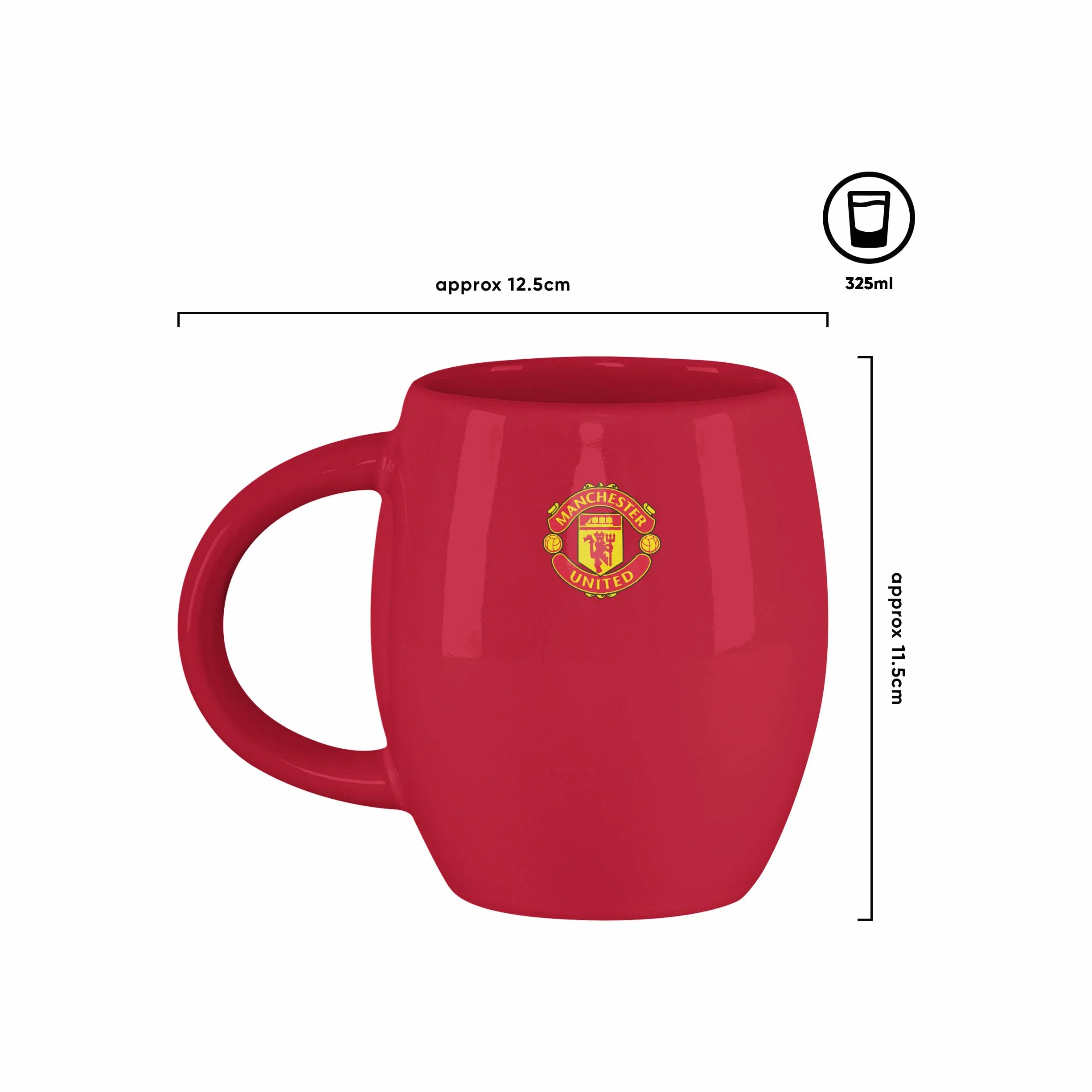 FOCO Manchester United FC klasyczny kubek z literami