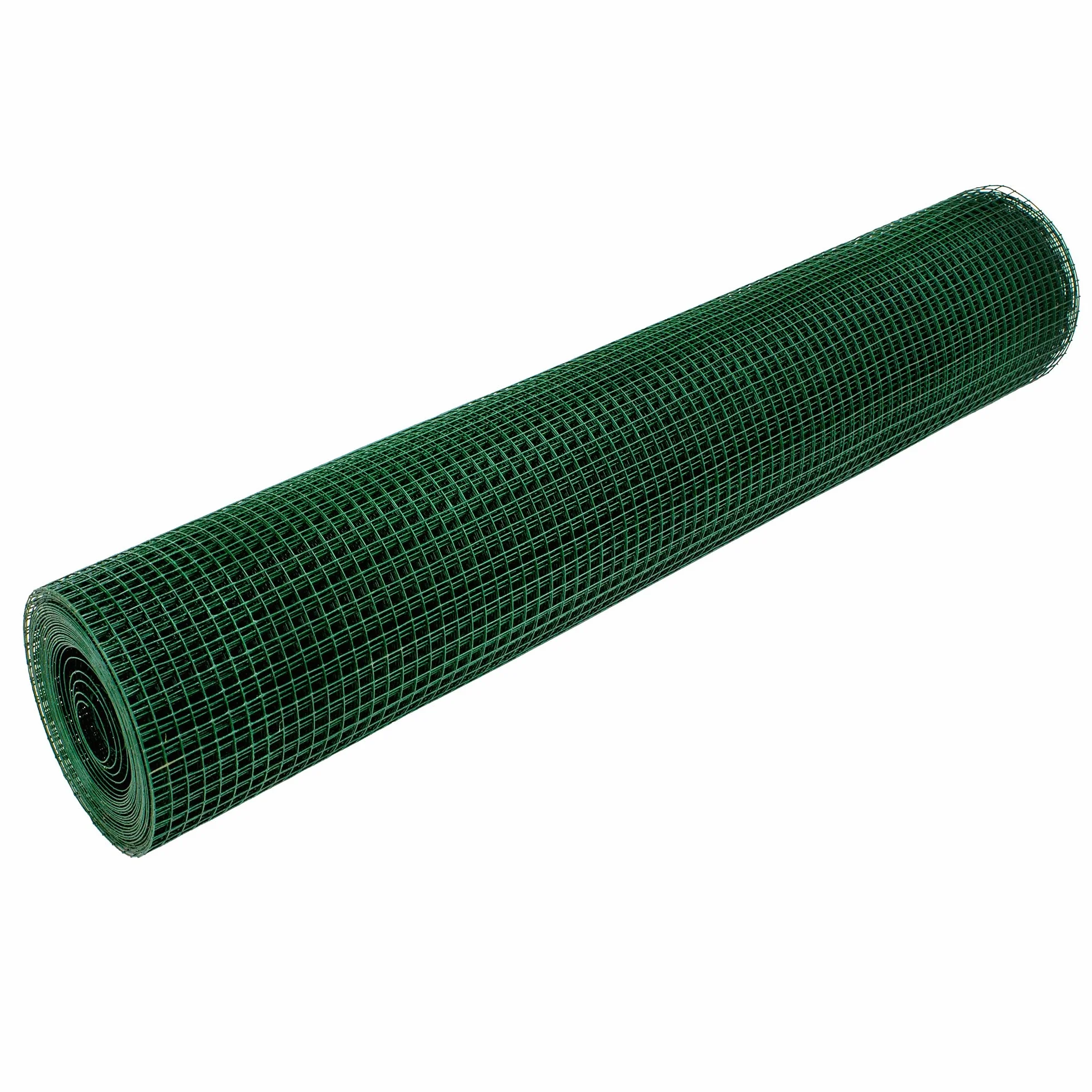 ECD Germany Aviary Wire Mesh 1mx25m 19x19mm 0,75mm Green Galvanised Steel Welded Wire Fence