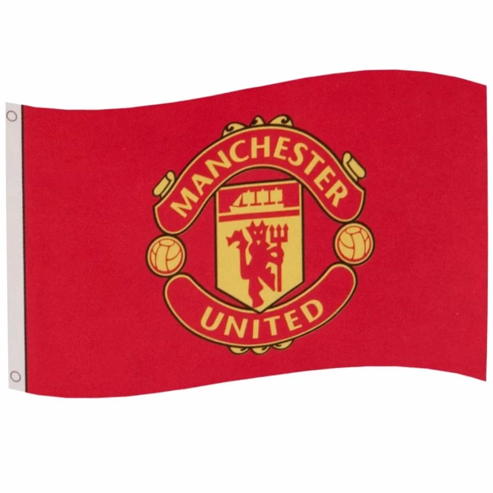 Manchester United F.C. Flaga CC Czerwony Jeden rozmiar