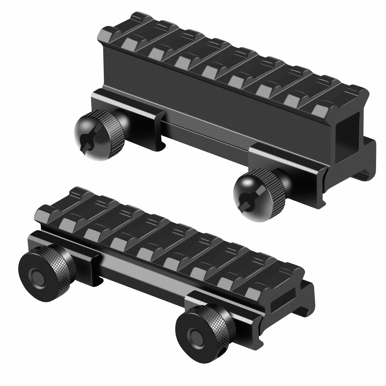 Aluminiowych Stopów Picatinny Riser Mounts 1-calowy Wysoki Profil 1/2-calowy Niski Profil 8 Gniazd