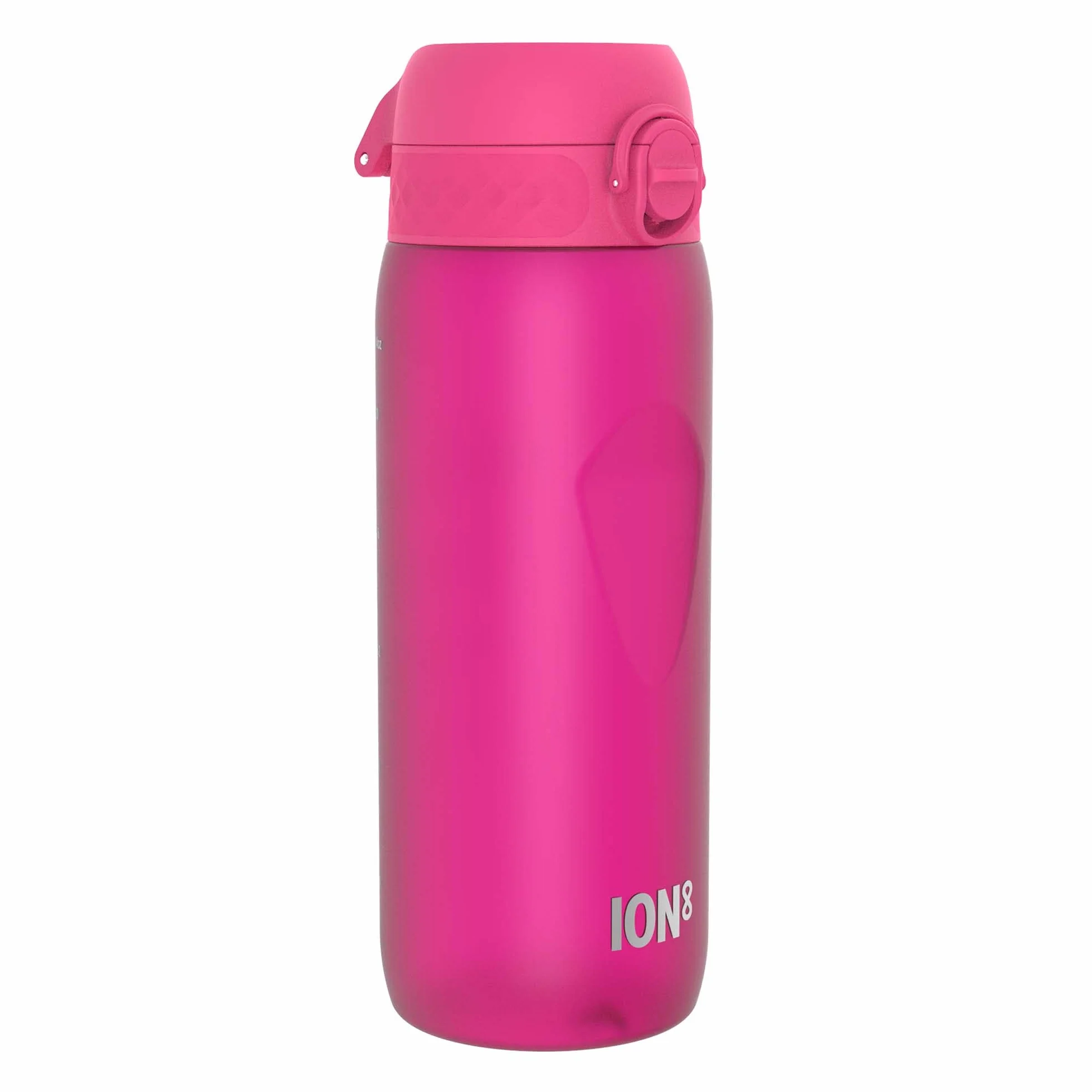 ION8 Butelka na Wodę, 750 ml/24 oz, Szczelna, Łatwe Otwieranie, Bezpieczny Zamek, Można Myć w Zmywarce, Bez BPA, Uchwyt do Przenoszenia, Chwyt z Konturami, Łatwa Czyszczenia, Bezwonny, Różowy