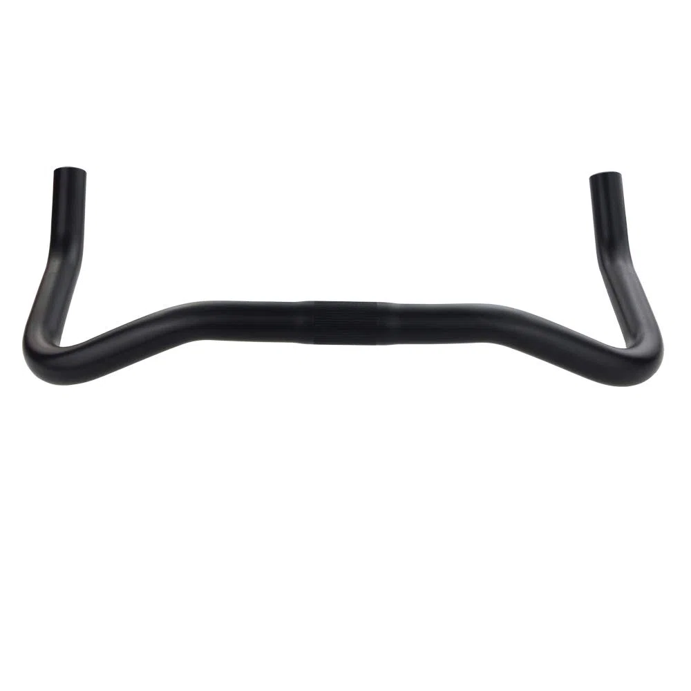 UPANBIKE Rower Bullhorn kierownica ze stopu aluminium 25,4 mm 390 mm do stałego biegu roweru szosowego