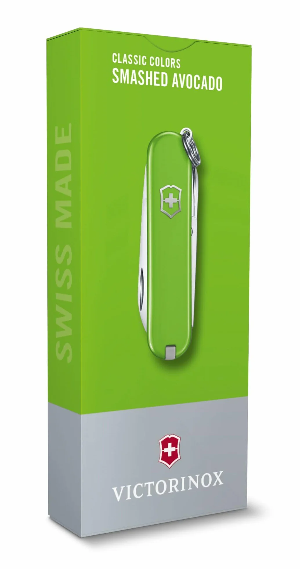 Victorinox Taschenmesser Classic SD Smashed Avocado 7 Funktionen, Klinge, Schere, Nagelfeile