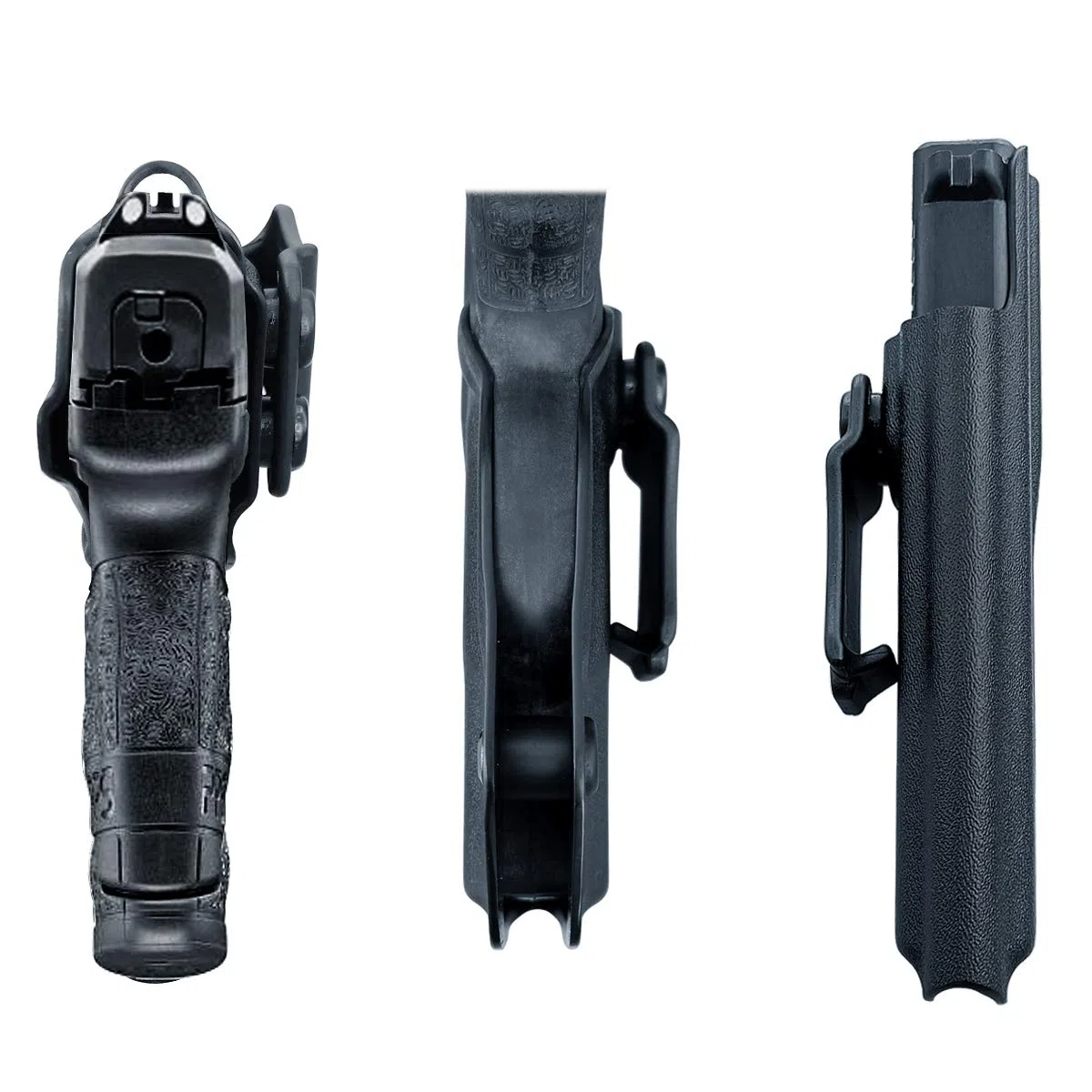 Walther PPS M2 Kabura IWB Kydex Kabura Dopasowane: Walther PPS M2 9mm/.40 Pistolet - Wewnątrz pasa Ukryte Carry - Adj. Trzymaj pochylony - przycisk-Mag Okładka, brak zużycia, brak drgań