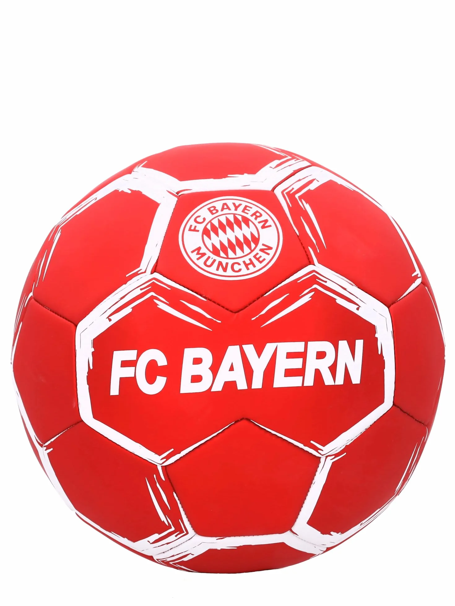 FC Bayern München piłka nożna rozmiar 5 czerwony biały