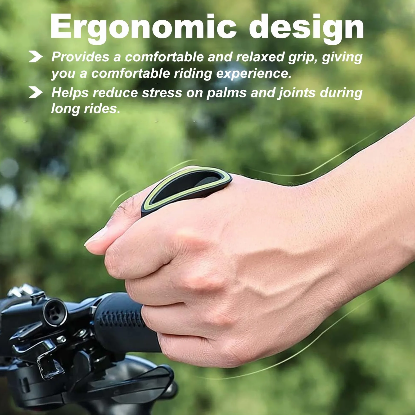 Ergonomiczne Uchwyty na Kierownicę Rowerową, Sportowe MTB (22 mm)