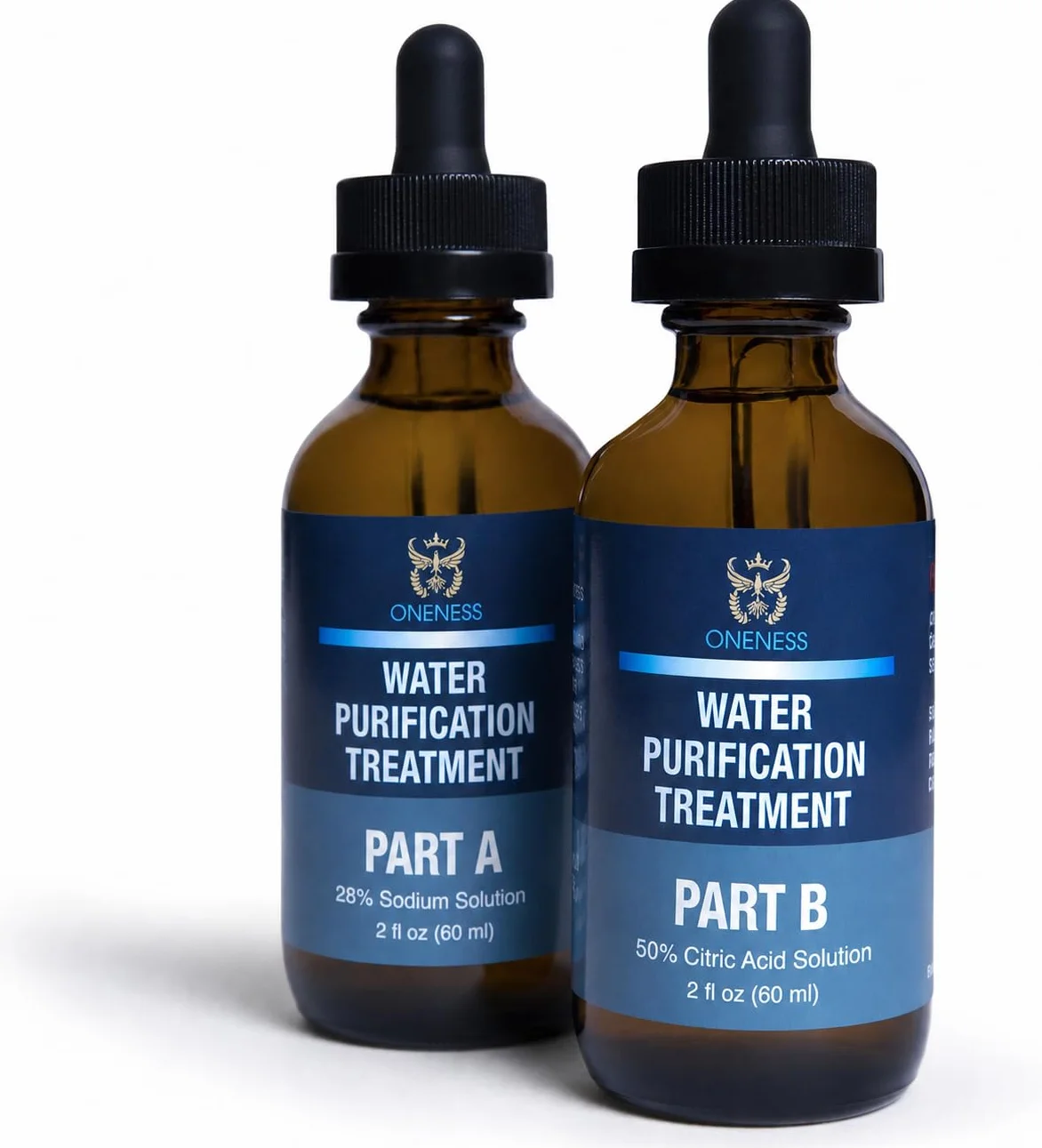 Drops 2 Part Liquid Classic 1:1 Zestaw Kwas cytrynowy 50%: Roztwór sodu 22,4% (28%*)