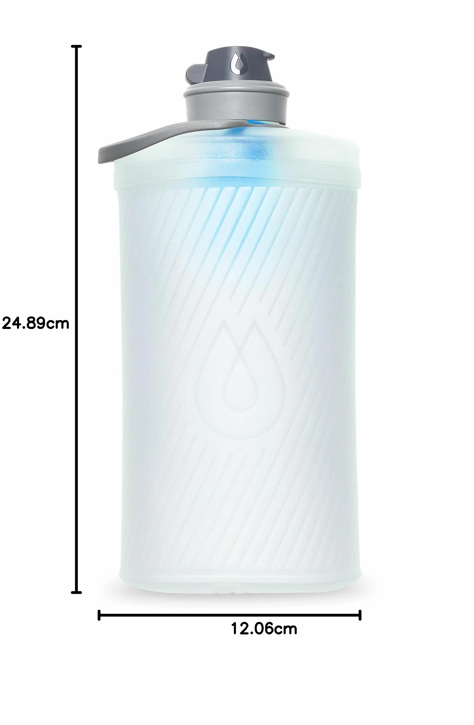 HydraPak FLUX 1,5 L Składana butelka na wodę turystyczna z zestawem filtrów