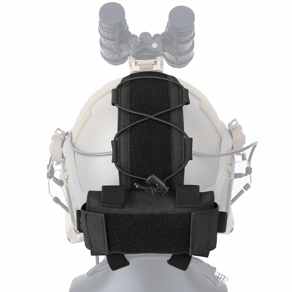 KRYDEX MK1 taktyczny kask etui na baterie przeciwwaga kask etui na baterie z pętlą na haczyk