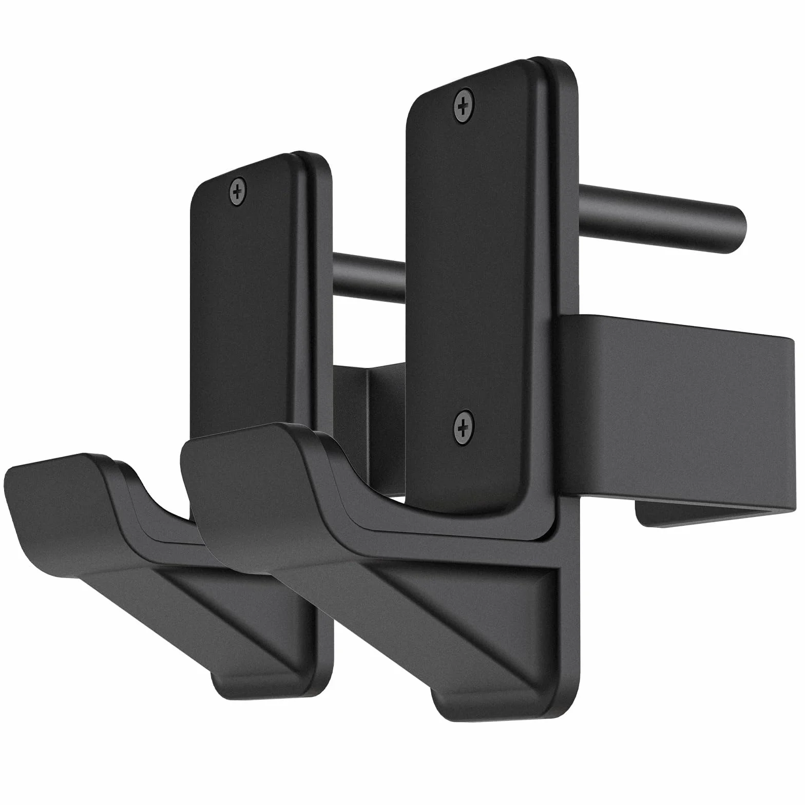 Kipika Haczyki J do stojaka Power Rack 5 cm x 5 cm - dolne wzmocnione stalowe haczyki z gumową podkładką - zestaw 2 szt