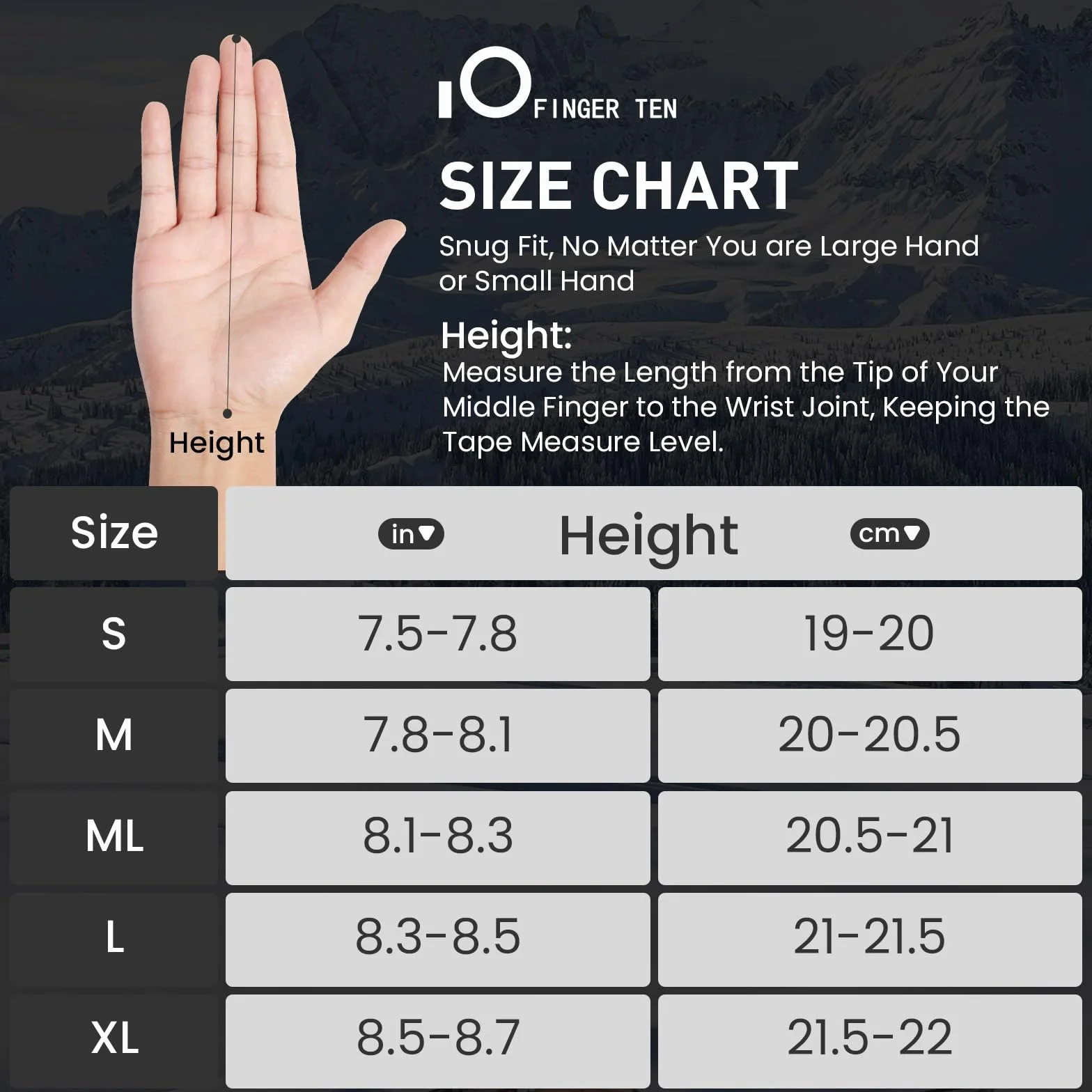 FINGER TEN Rękawice golfowe, męskie, zimowe, z markerem do piłek, 1 para, rękawice golfowe, zimne dni, wiatroszczelne, wodoodporne, rozmiar S, M, L, XL, XL