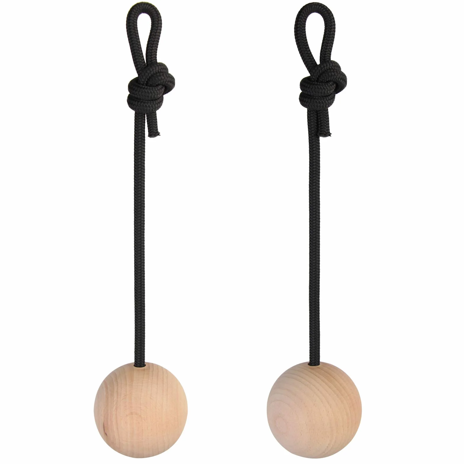 ALPIDEX ALPIDEX Para kul treningowych Grip Ball 2 sztuki w różnych rozmiarach zestaw dwóch kulek drewnianych trening fitness drewno bukowe