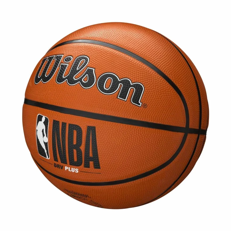 Wilson Koszykówka, model NBA DRV Plus, na zewnątrz, gumowy, rozmiar: 7, brązowy