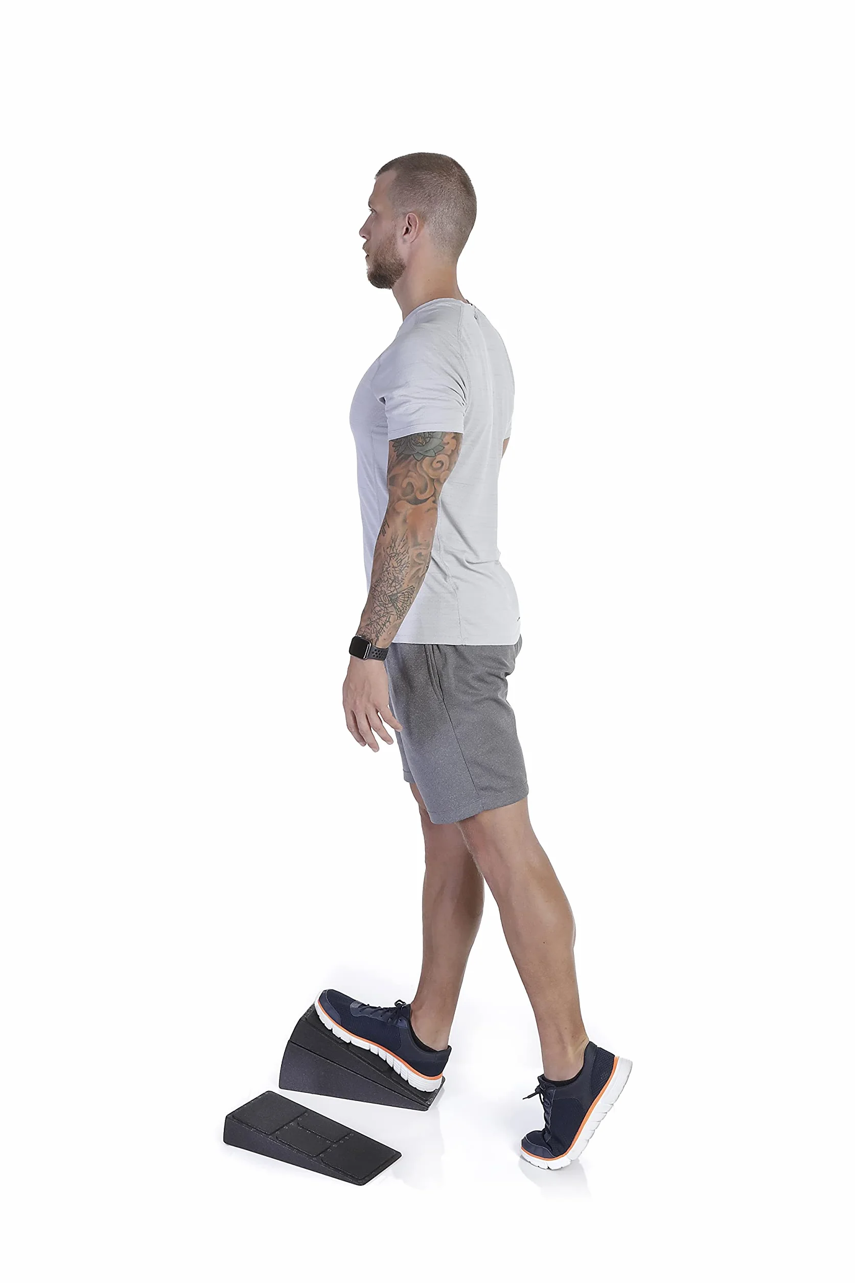 BODYMATE klin do mięśni łydek 3 szt., slant board, równoważąca klin do ćwiczeń mięśni nóg, Stretching łydek, pomoc przy skurczach łydek