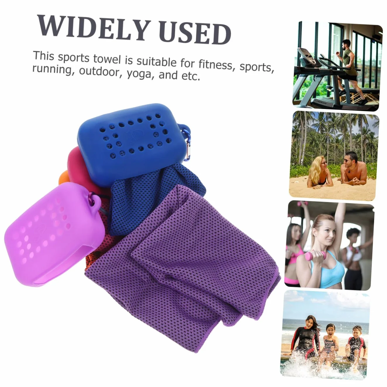 Zestaw Ręczników Oddychających Quick Towel 4 Szt Ręcznik Kąpielowy Ręcznik Orbent Ręcznik Fitness Ręcznik do Suszenia na Podróż