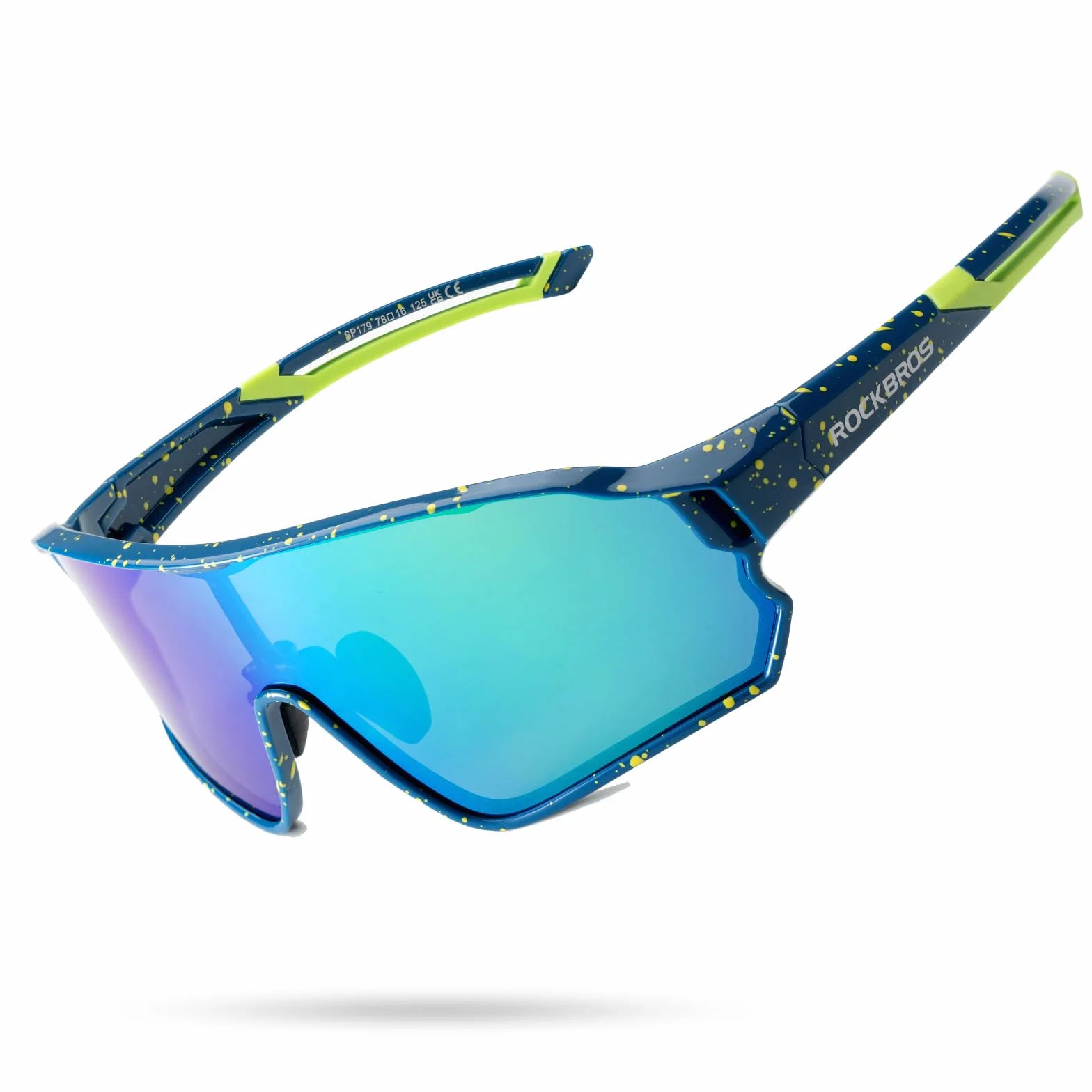 ROCKBROS Okulary Rowerowe Okulary Przeciwsłoneczne z Polaryzacją UV400 Kobiety Mężczyźni Okulary Przeciwwiatrowe Okulary Sportowe Okulary Rowerowe do Jazdy na Rowerze