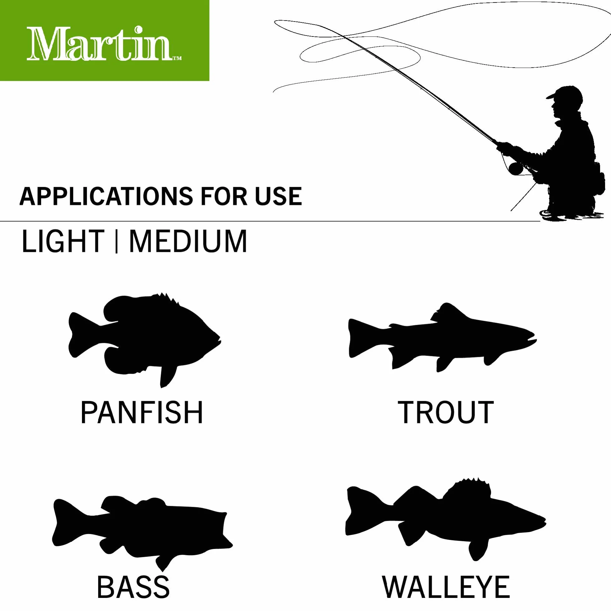 Martin Caddis Creek kołowrotek wędkarski, wzmocniona aluminiowa szpula z zatrzaskiem