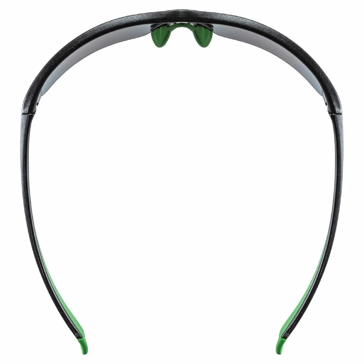 Uvex sportstyle 215 okulary sportowe black matt green/green one size