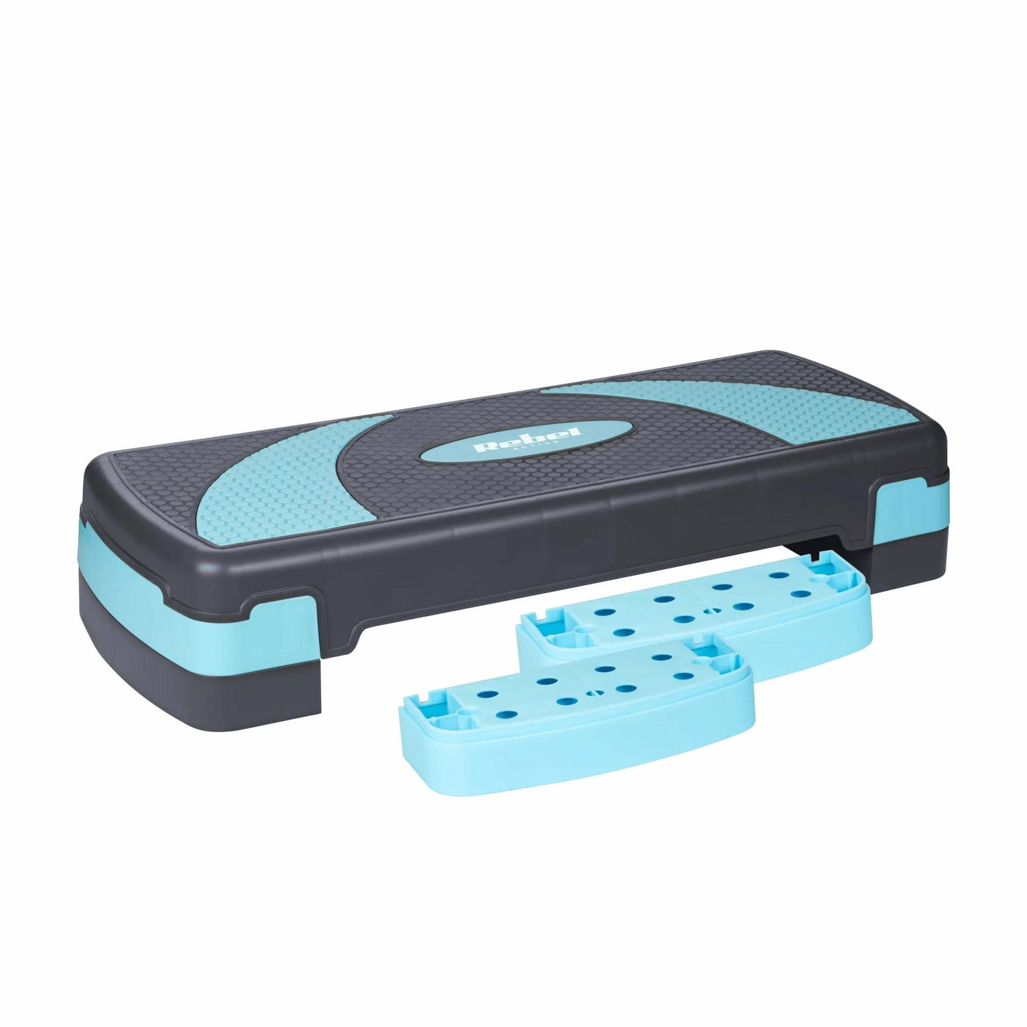 Rebel Electro Step 3 Stopnie Szaro-niebieski RBA-3225-BL Do Aerobiku i Ćwiczeń Fitness