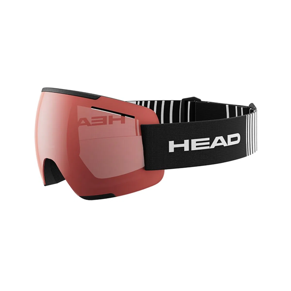 HEAD Unisex Adult F-LYT gogle narciarskie i snowboardowe, ciemnoczerwone/czarne, M