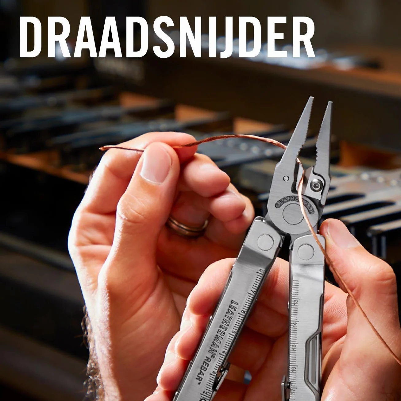 Leatherman Rebar Multitool 17 Narzędzi Czarna Stal Nierdzewna Czarny