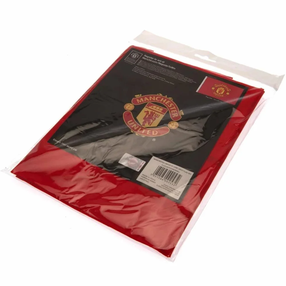Manchester United F.C. Flaga CC Czerwony Jeden rozmiar