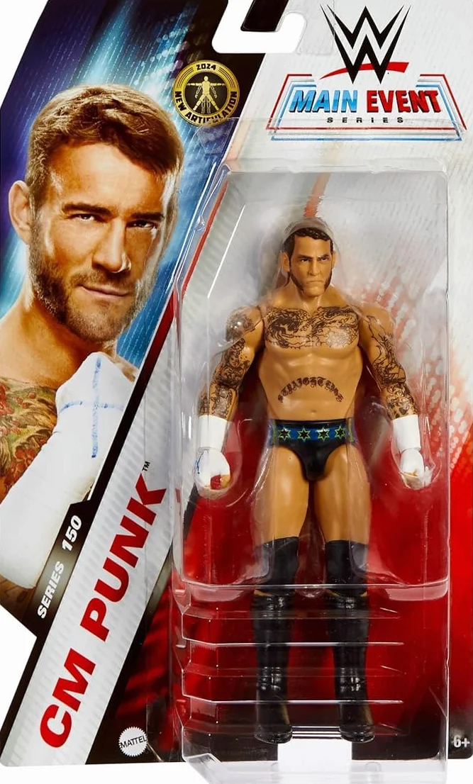 WWE Main Event Series – figurka przegubowa 15,2 cm, figurki CM Punk