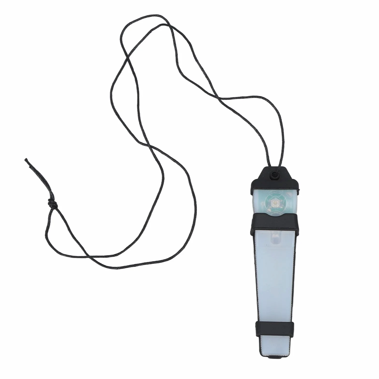 Hełm Survival Signal Light, Wodoodporny Marker Identyfikacji Osobistej, Lekki 150 MAh, Czarny z Pomarańczowym Światłem